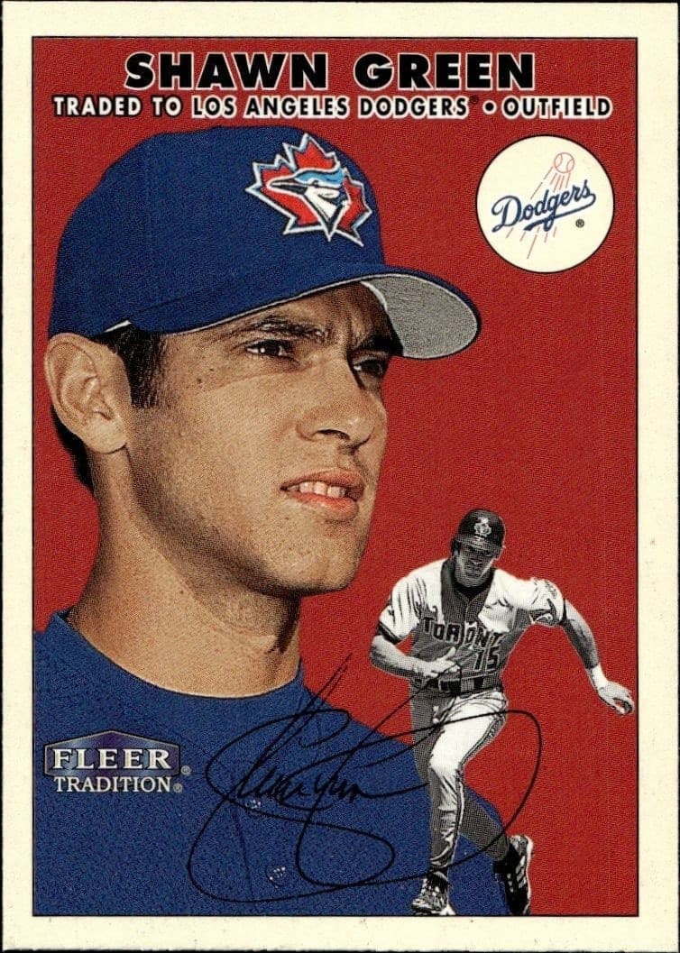 2000 Fleer Tradition Glossy Shawn Green #250 trading card