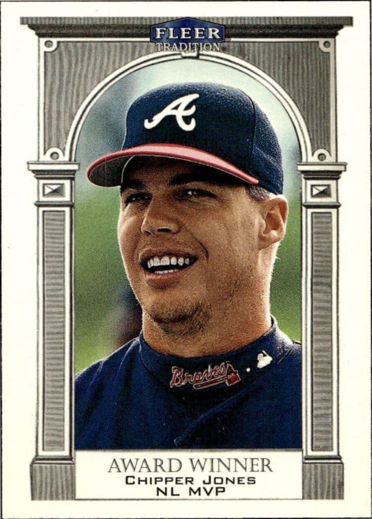 2000 Fleer Tradition Glossy Chipper Jones #440 trading card