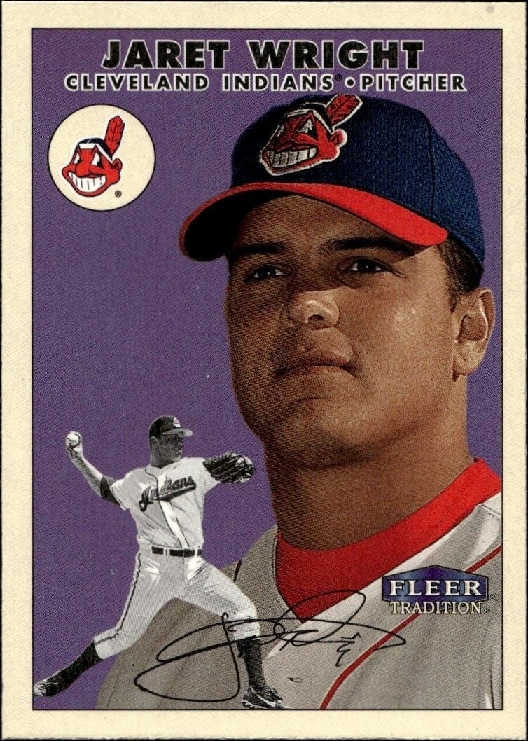 2000 Fleer Tradition Glossy Jaret Wright #328 trading card