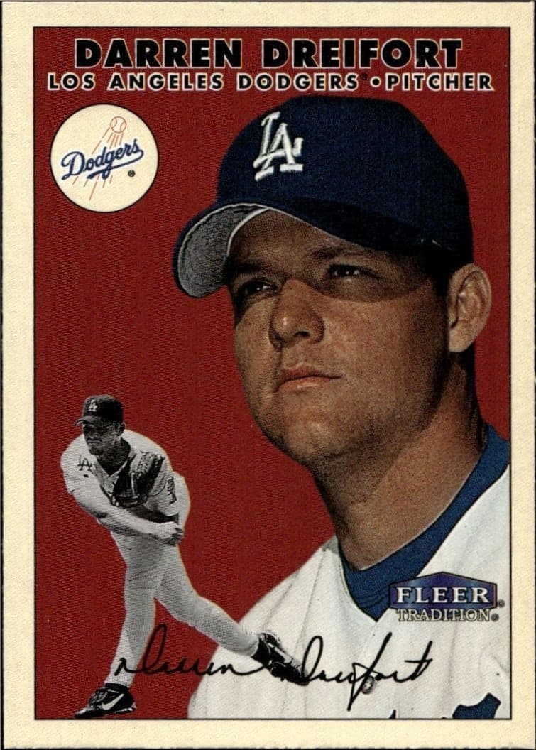 2000 Fleer Tradition Glossy Darren Dreifort #330 trading card