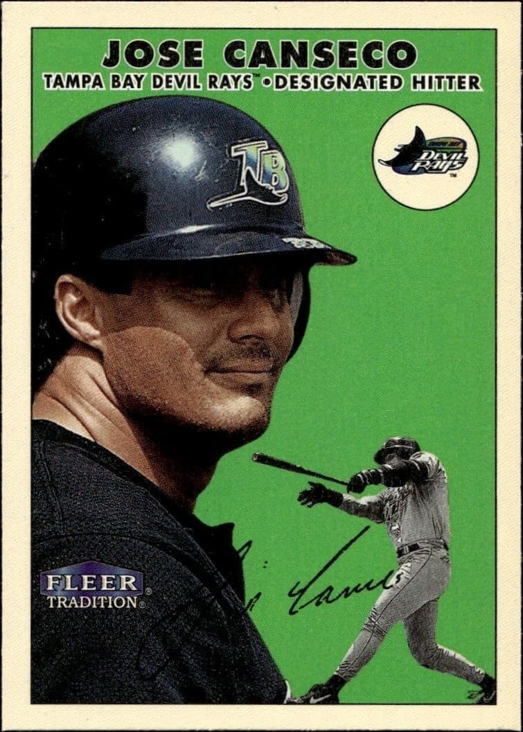 2000 Fleer Tradition Glossy Jose Canseco #320 trading card