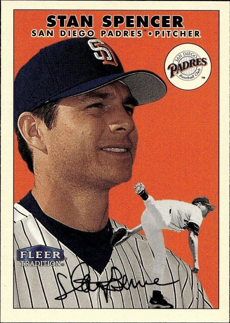 2000 Fleer Tradition Glossy Stan Spencer #66 trading card