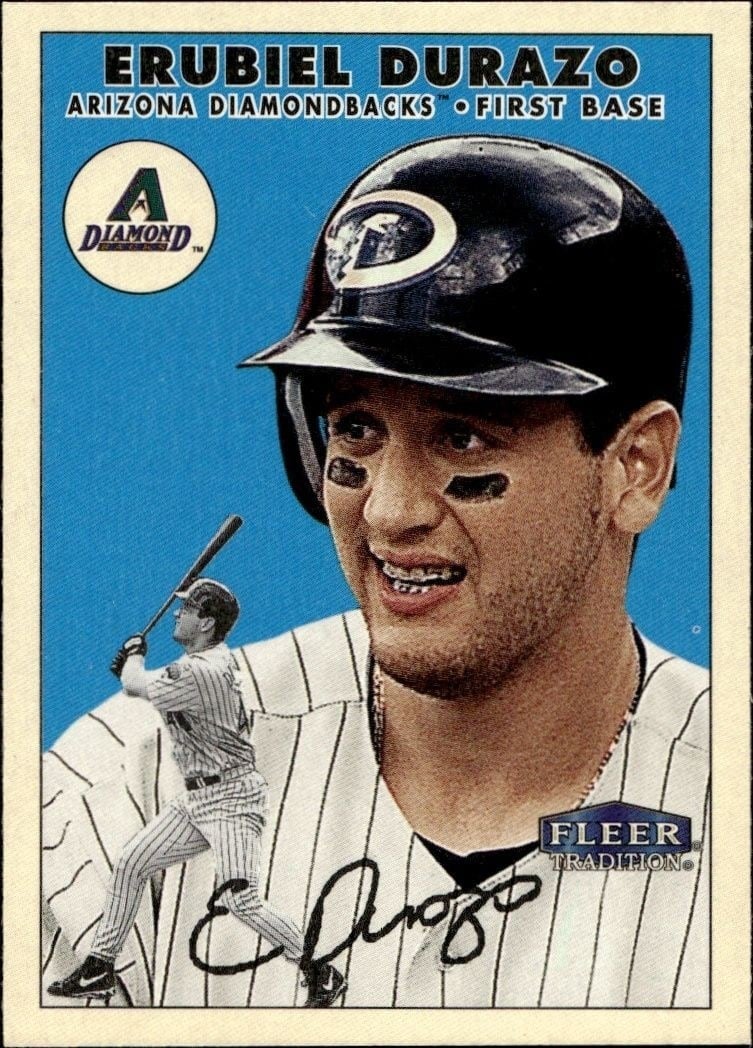 2000 Fleer Tradition Glossy Erubiel Durazo #123 trading card