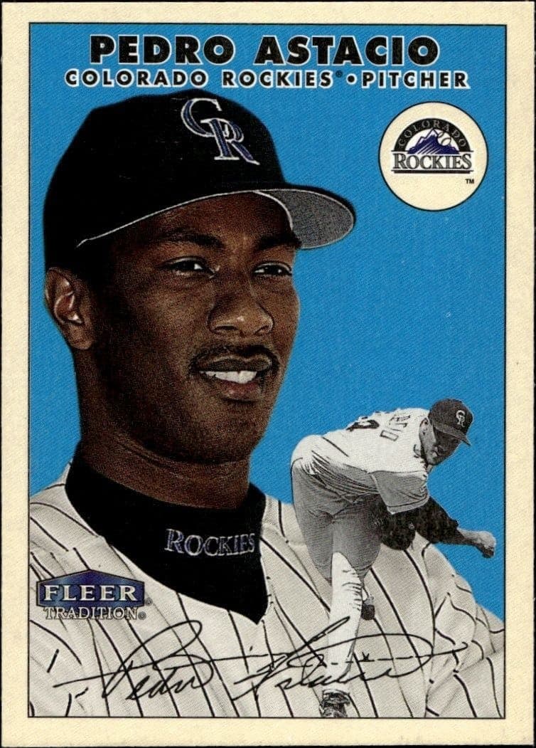 2000 Fleer Tradition Glossy Pedro Astacio #35 trading card