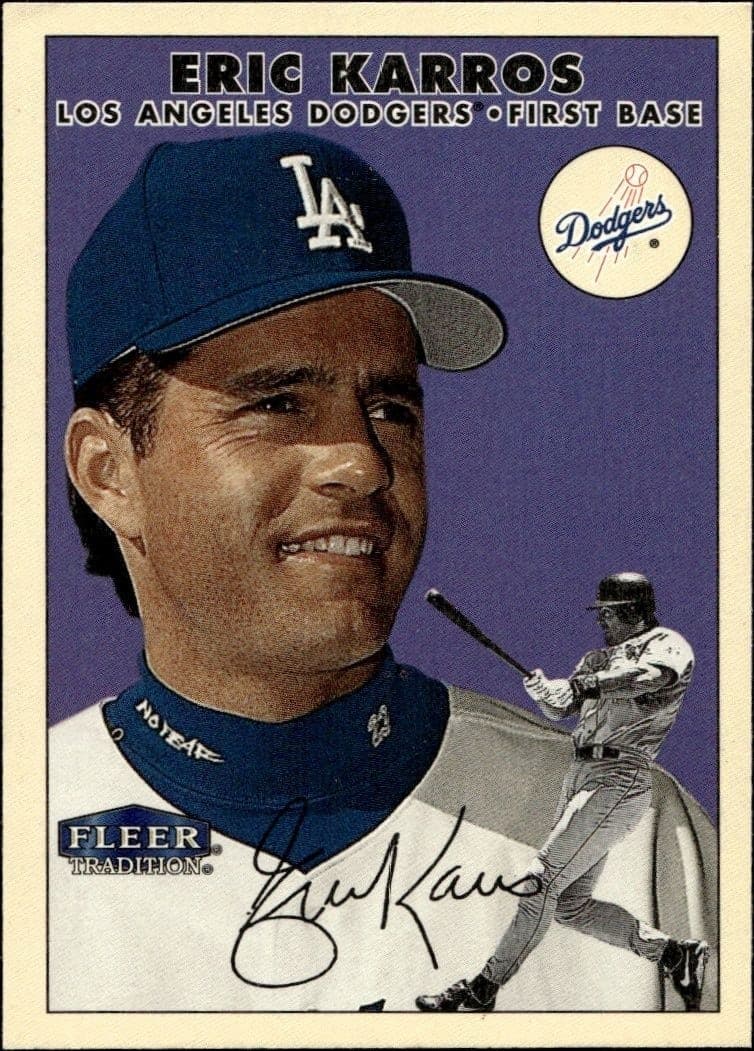 2000 Fleer Tradition Glossy Eric Karros #20 trading card