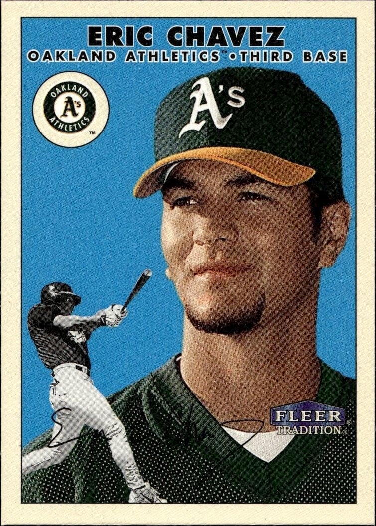 2000 Fleer Tradition Glossy Eric Chavez #190 trading card