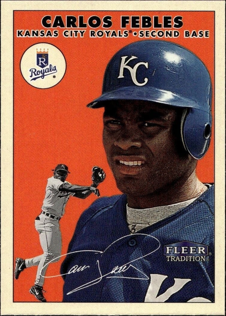 2000 Fleer Tradition Glossy Carlos Febles #75 trading card