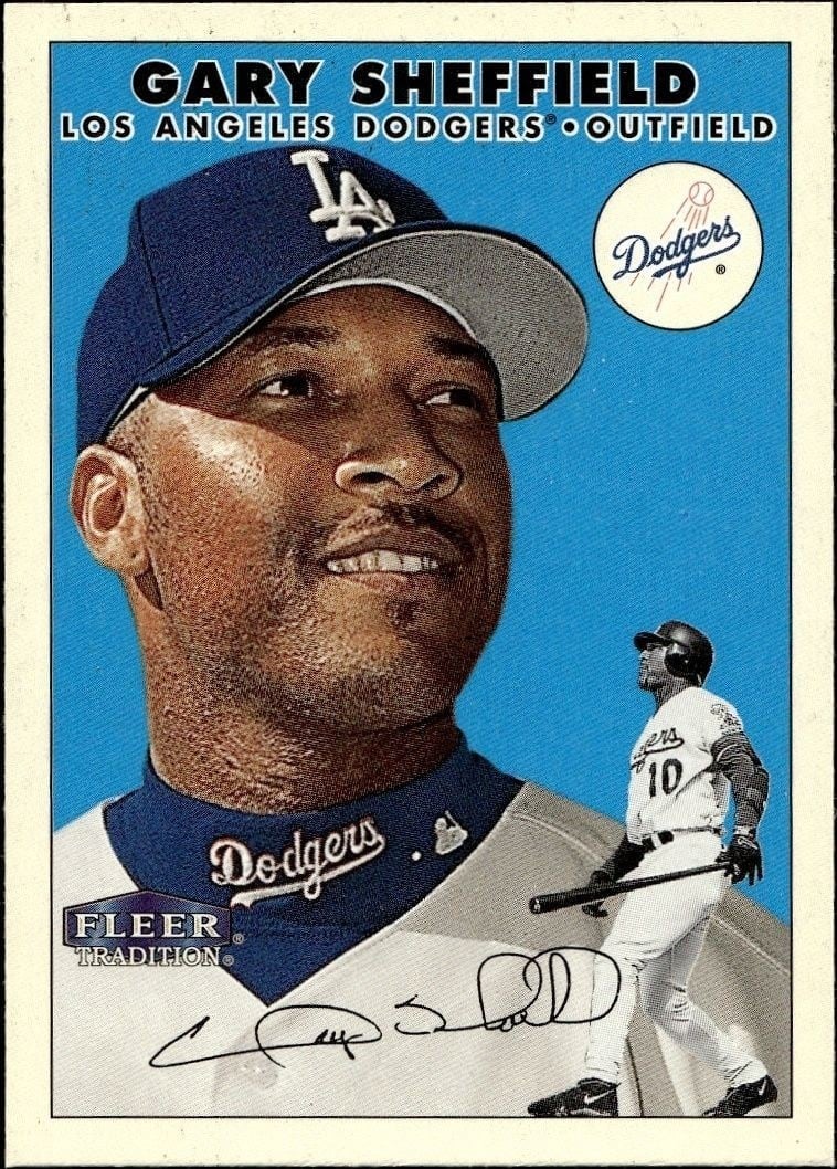 2000 Fleer Tradition Glossy Gary Sheffield #297 trading card