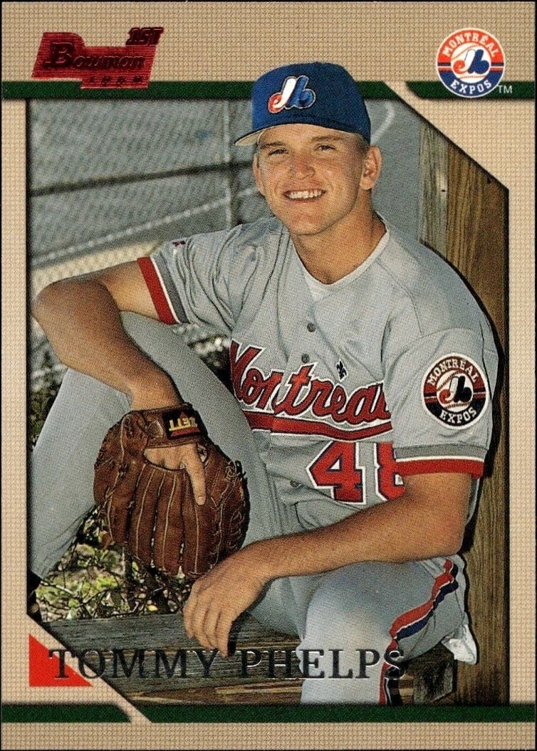 1996 Bowman Tommy Phelps #339 trading card