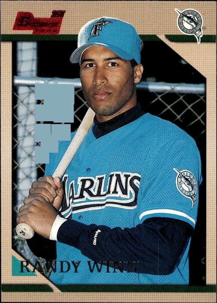 1996 Bowman Randy Winn #343 trading card