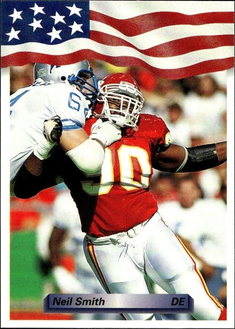 1992 Aw-Sports Team NFL Neil Smith #158 trading card