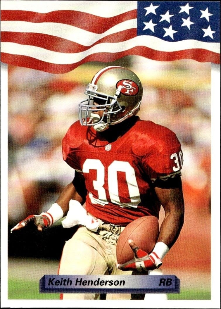 1992 Aw-Sports Team NFL Keith Henderson #177 trading card