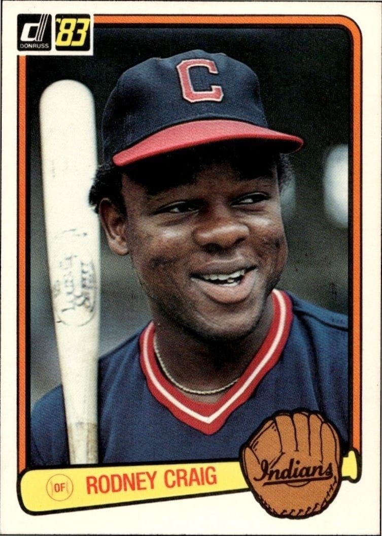 1983 Donruss Rodney Craig #515 trading card