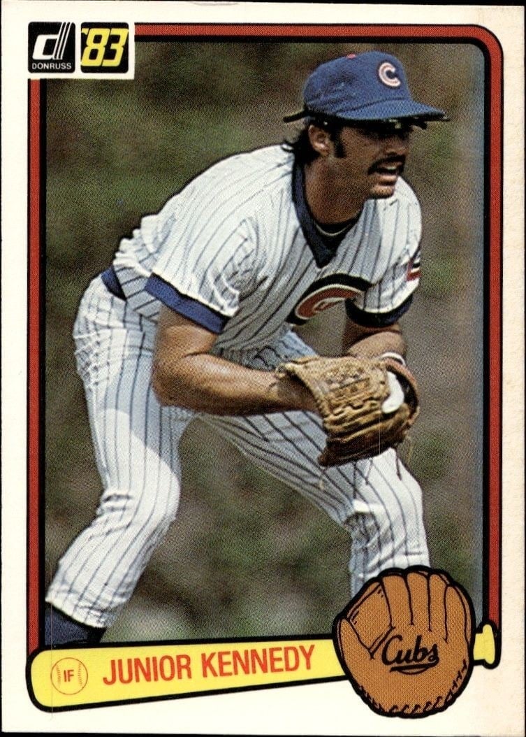 Junior Kennedy 1983 Donruss #529 Baseball Trading Card - Front 1983 Donruss Junior Kennedy #529 baseball trading card front