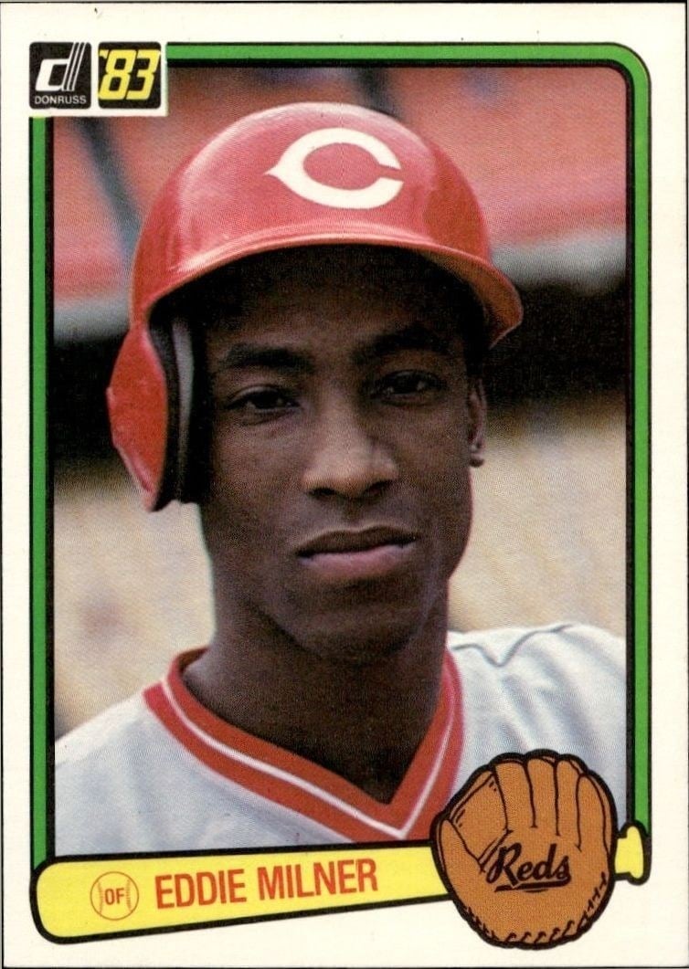 1983 Donruss Eddie Milner #169 trading card