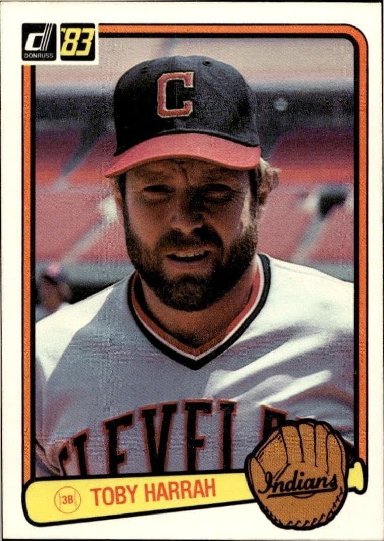 1983 Donruss Toby Harrah #337 trading card