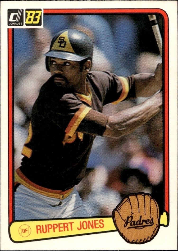 1983 Donruss Ruppert Jones #373 trading card