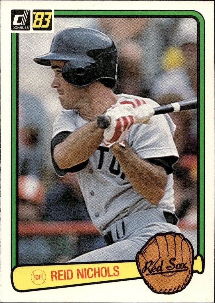 Reid Nichols 1983 Donruss #460 Baseball Trading Card - Front 1983 Donruss Reid Nichols #460 baseball trading card front