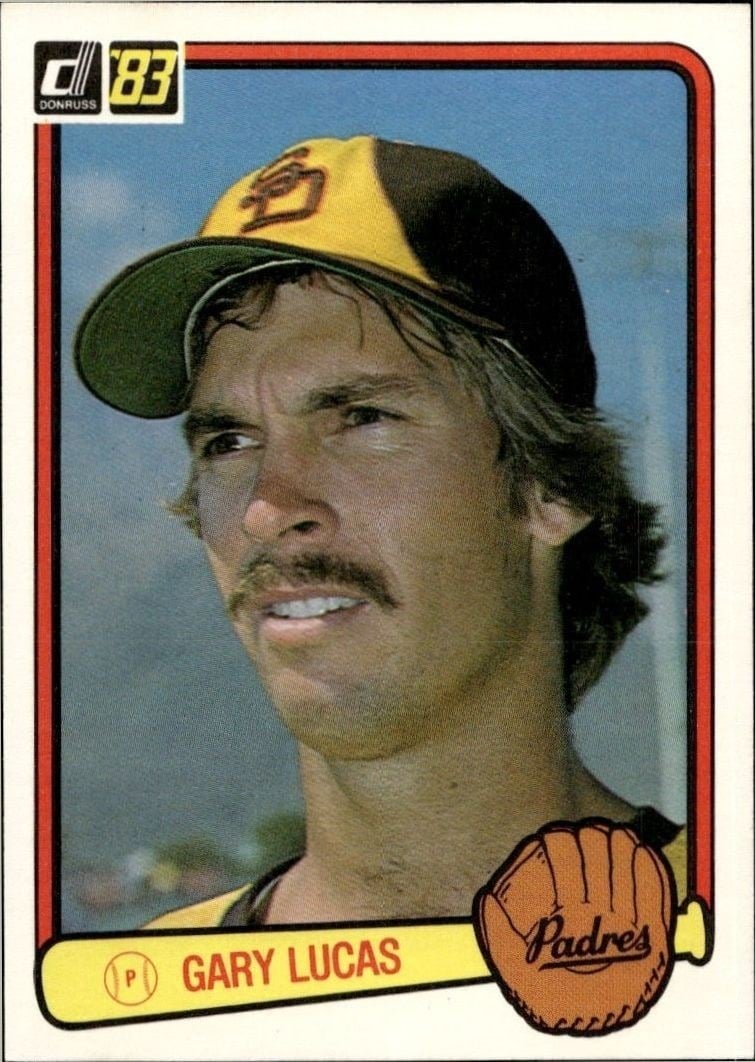 1983 Donruss Gary Lucas #187 trading card