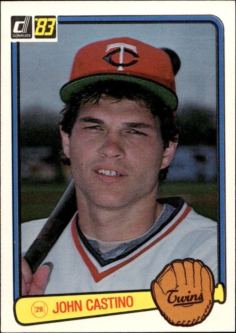 1983 Donruss John Castino #303 trading card