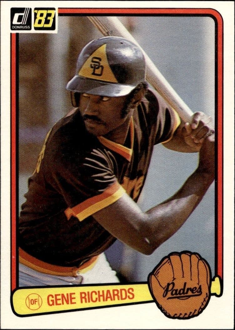 1983 Donruss Gene Richards #271 trading card