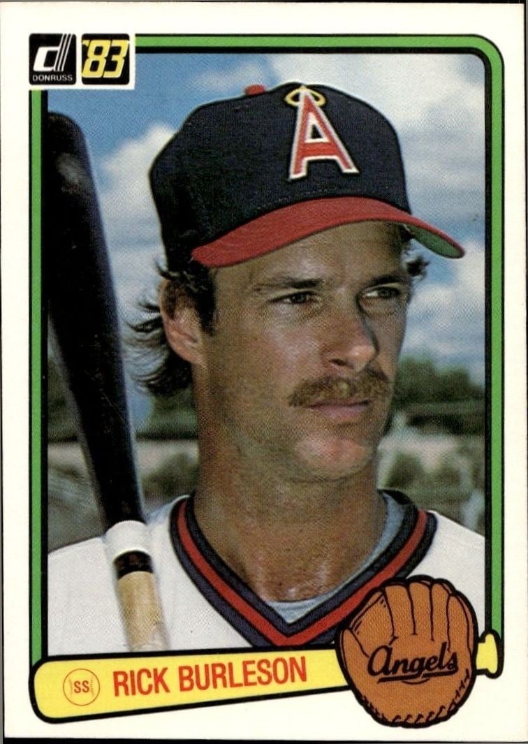 1983 Donruss Rick Burleson #318 trading card