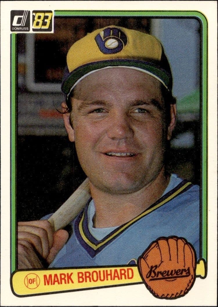 1983 Donruss Mark Brouhard #532 trading card