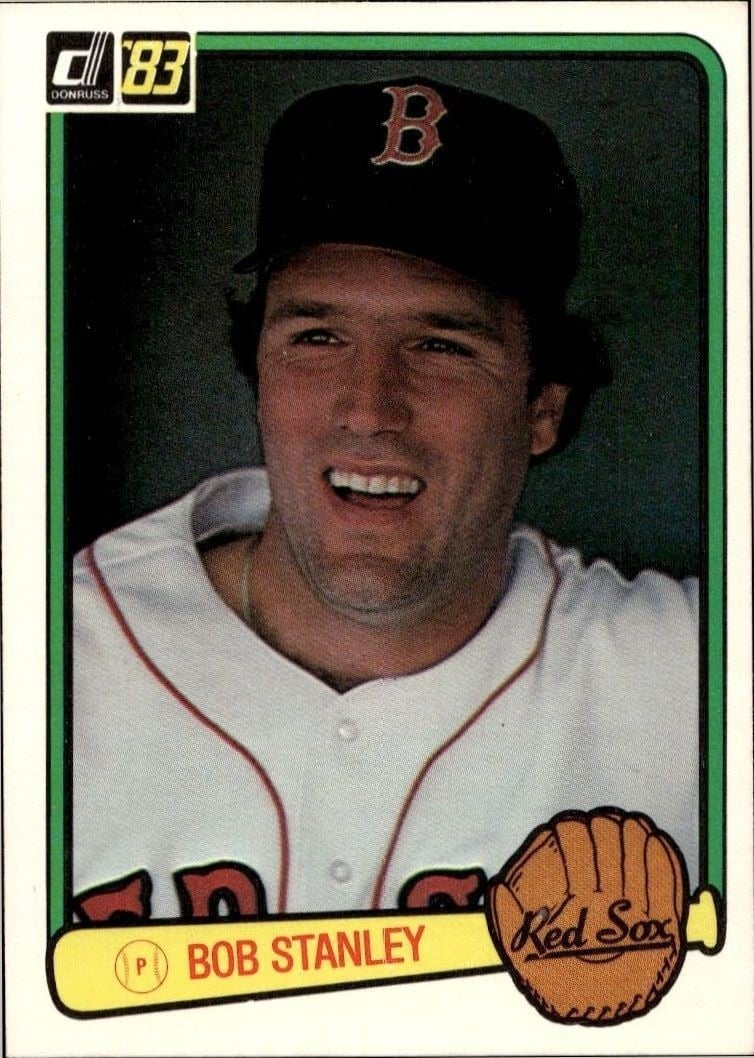 Bob Stanley 1983 Donruss #386 Baseball Trading Card - Front 1983 Donruss Bob Stanley #386 baseball trading card front