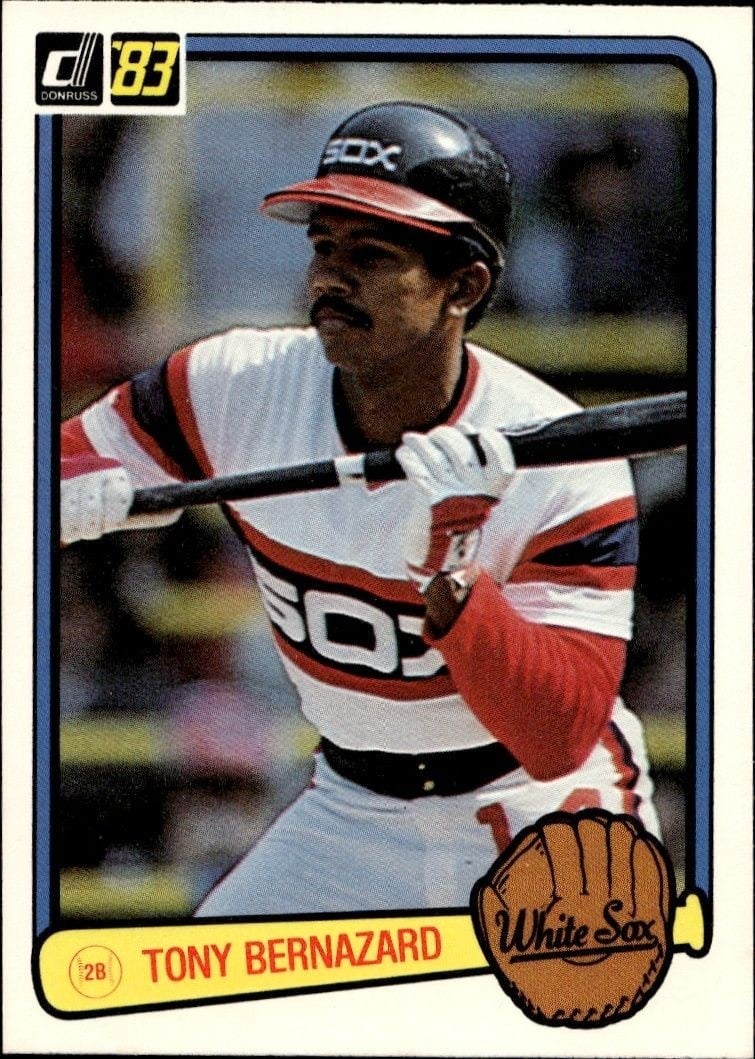 Tony Bernazard 1983 Donruss #482 Baseball Trading Card - Front 1983 Donruss Tony Bernazard #482 baseball trading card front
