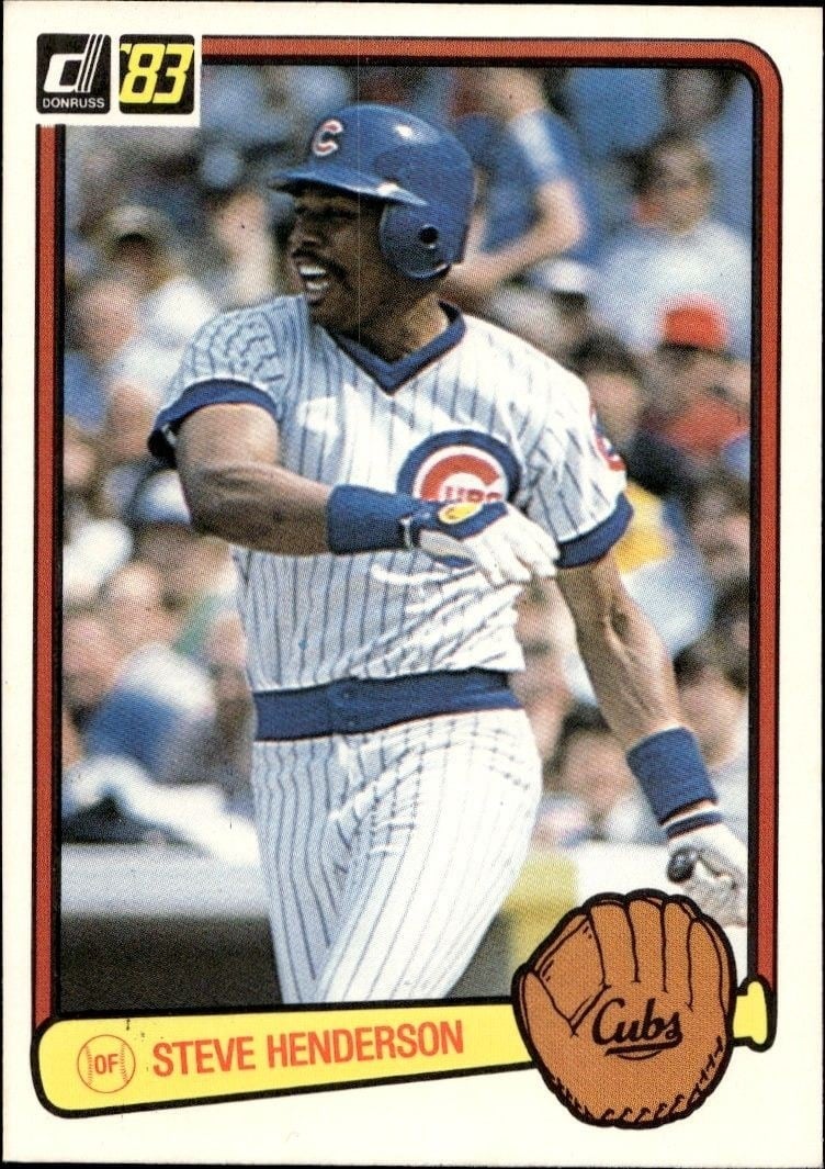 Steve Henderson 1983 Donruss #252 Baseball Trading Card - Front 1983 Donruss Steve Henderson #252 baseball trading card front