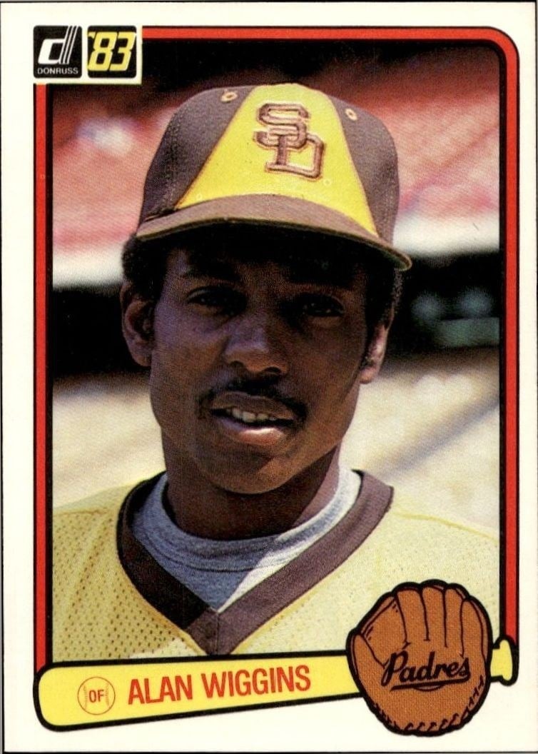 1983 Donruss Alan Wiggins #397 trading card