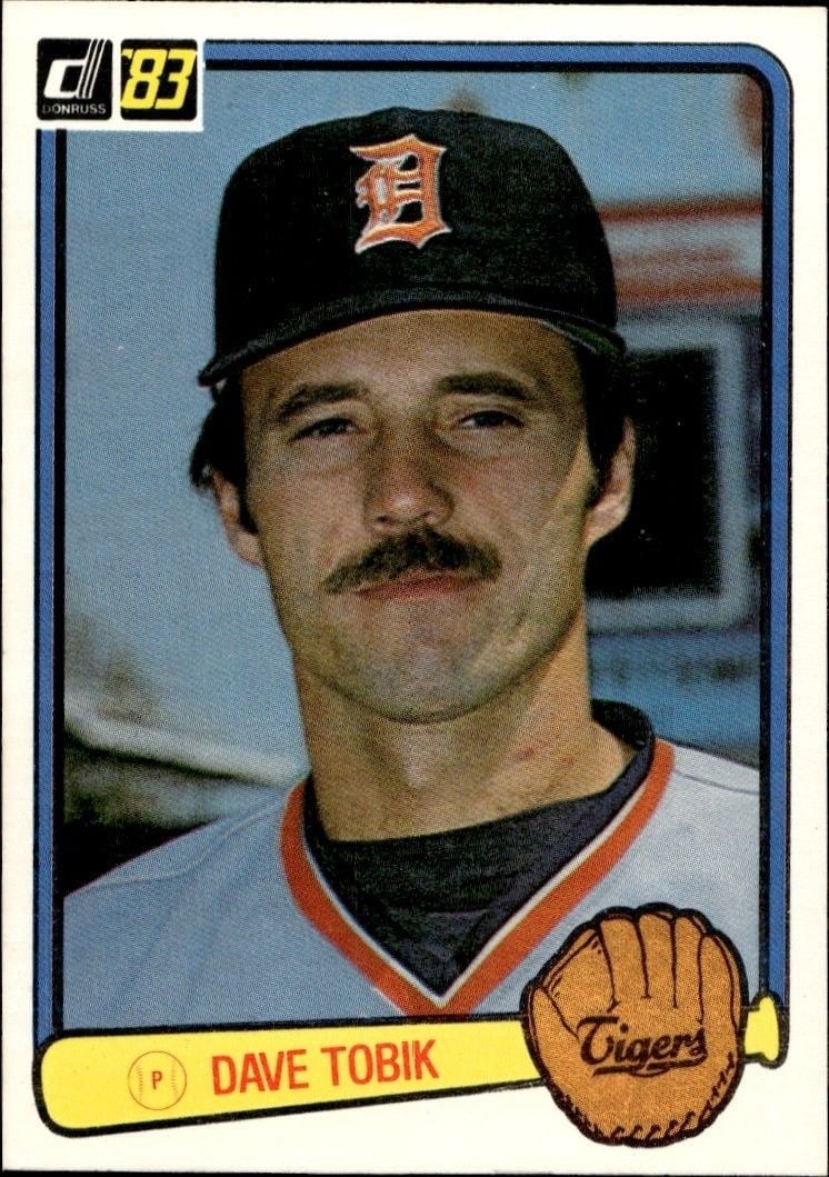 Dave Tobik 1983 Donruss #385 Baseball Trading Card - Front 1983 Donruss Dave Tobik #385 baseball trading card front