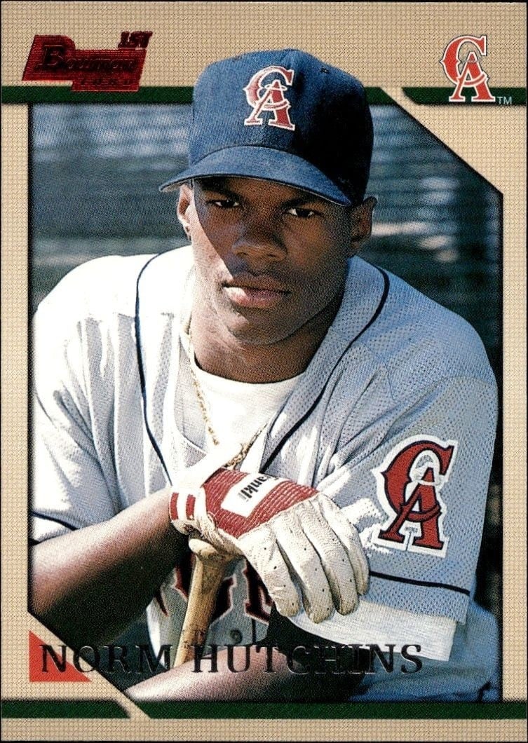 1996 Bowman Norm Hutchins #314 trading card