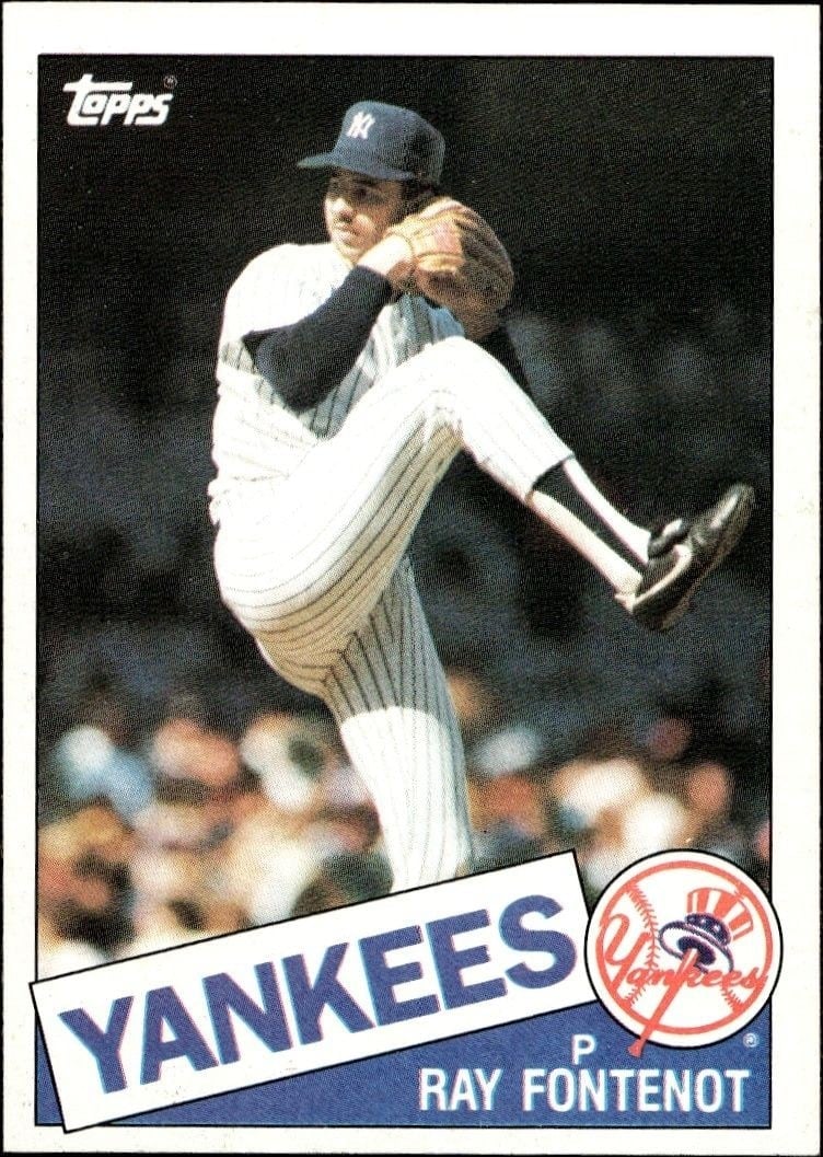 1985 Topps Ray Fontenot #507 trading card