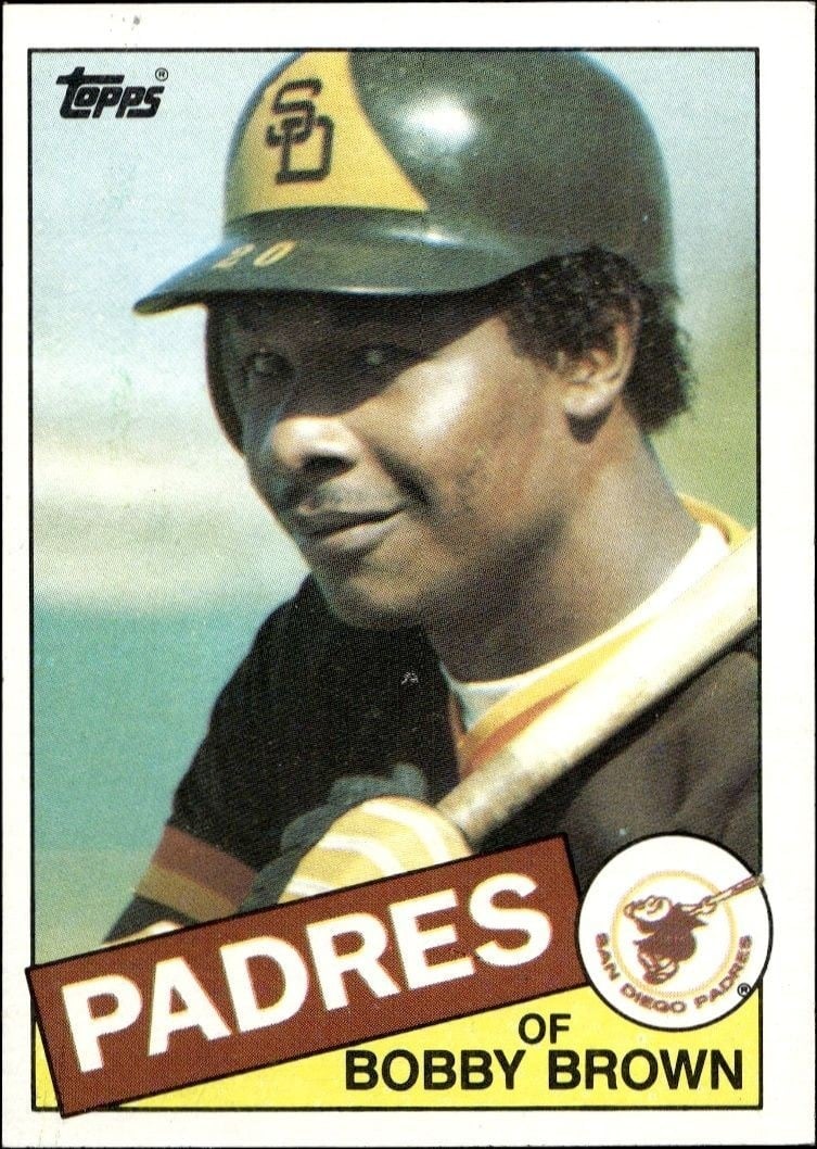 1985 Topps Bobby Brown #583 trading card