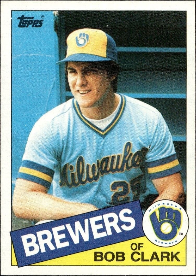1985 Topps Bob Clark #553 trading card