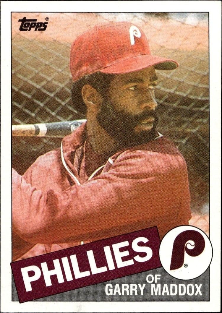 1985 Topps Garry Maddox #235 trading card