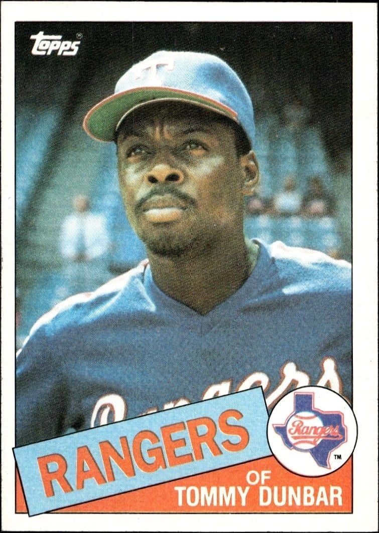 1985 Topps Tommy Dunbar #102 trading card