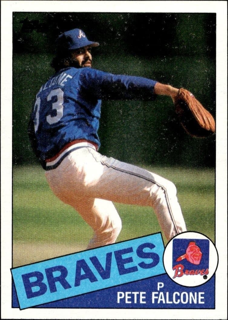 1985 Topps Pete Falcone #618 trading card