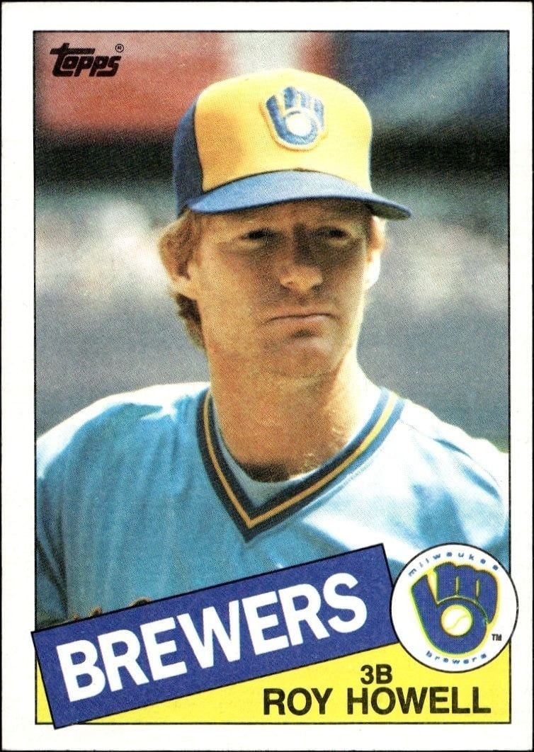1985 Topps Roy Howell #372 trading card