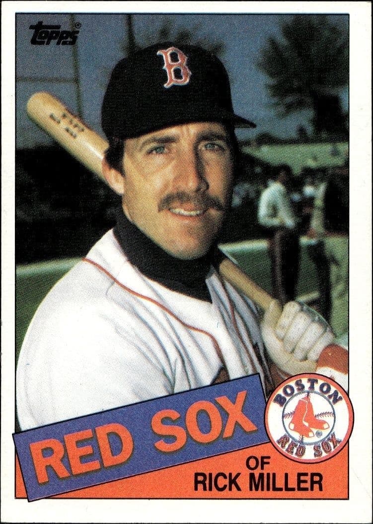 1985 Topps Rick Miller #502 trading card