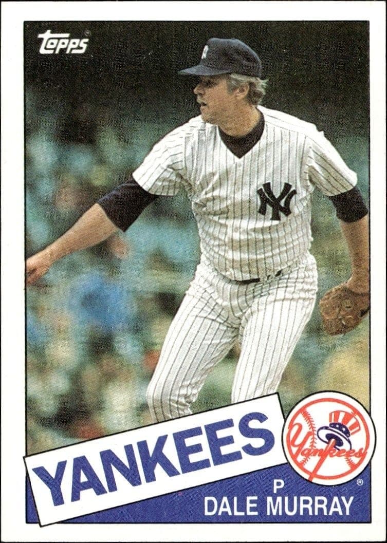 1985 Topps Dale Murray #481 trading card