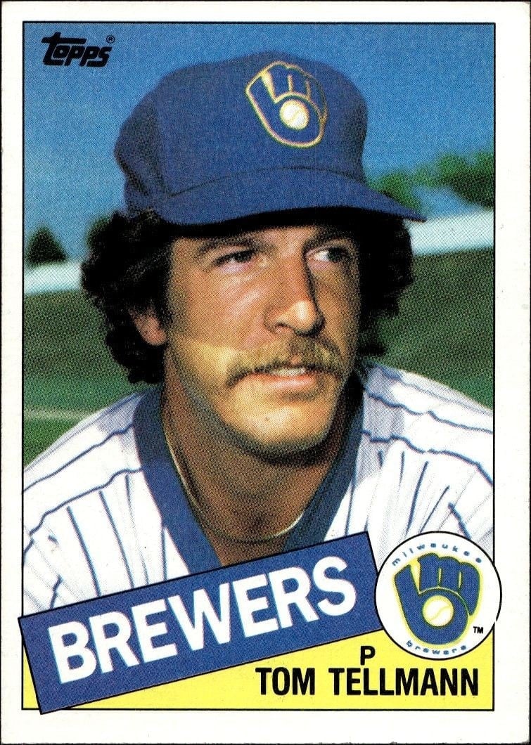 1985 Topps Tom Tellmann #112 trading card