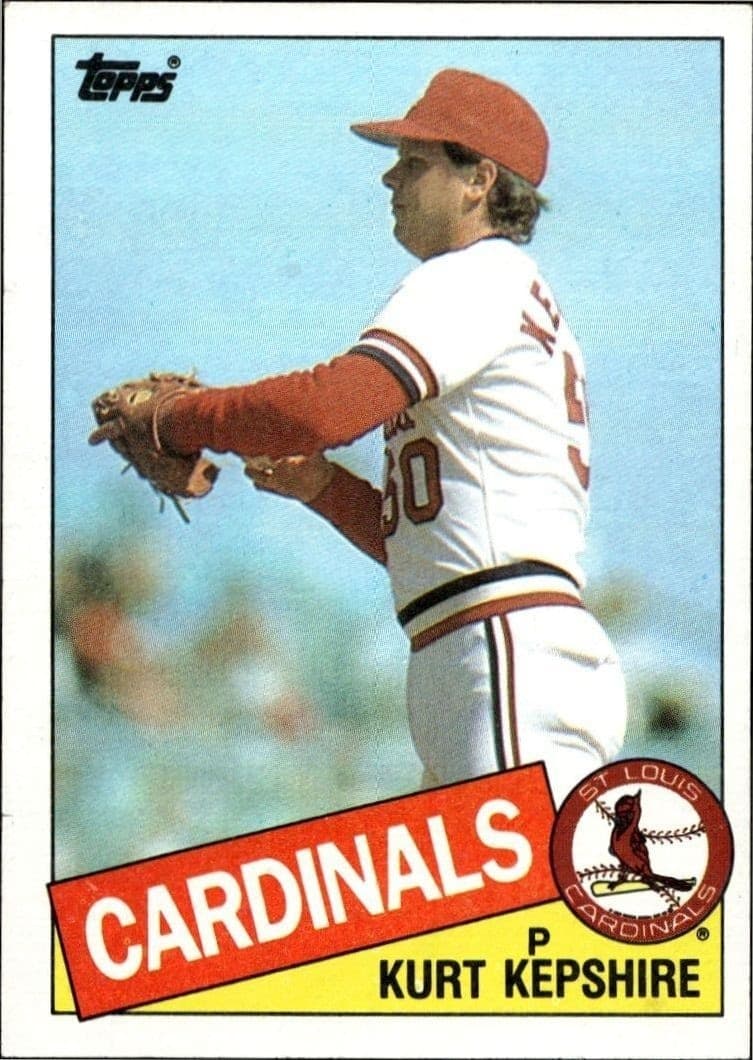1985 Topps Kurt Kepshire #474 trading card