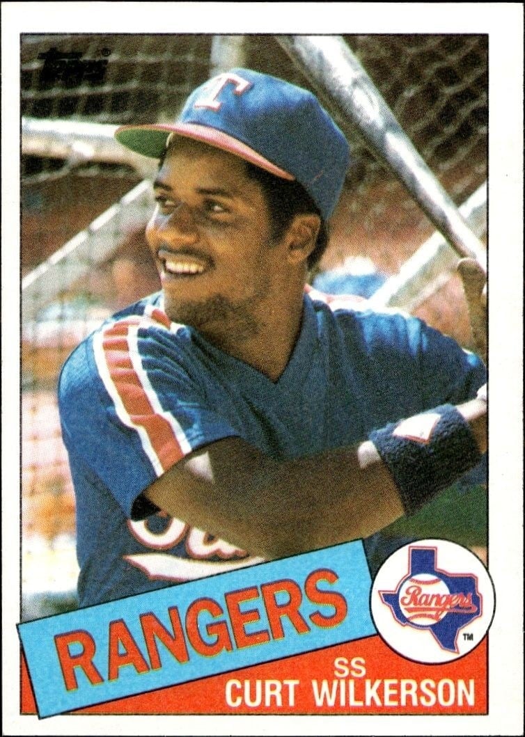1985 Topps Curt Wilkerson #594 trading card