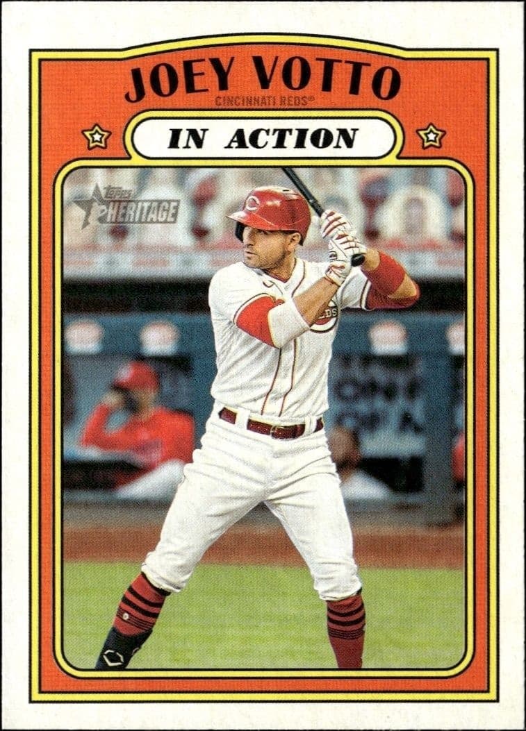 2021 Topps Heritage Joey Votto #46 trading card