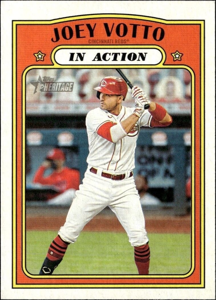 2021 Topps Heritage Joey Votto #46 trading card