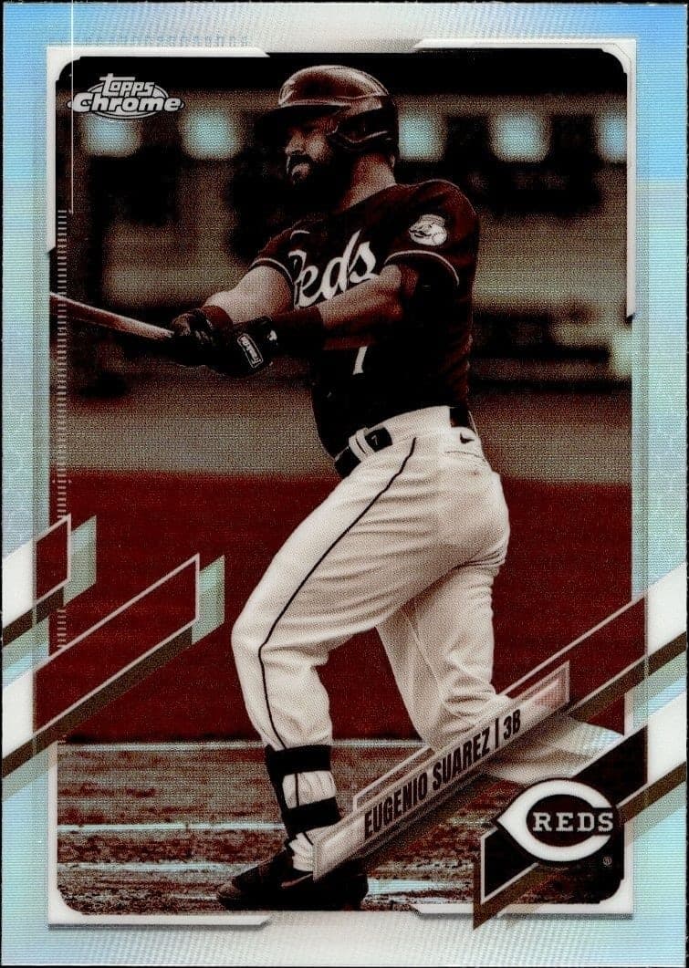 2021 Topps Chrome Eugenio Suarez #145 trading card