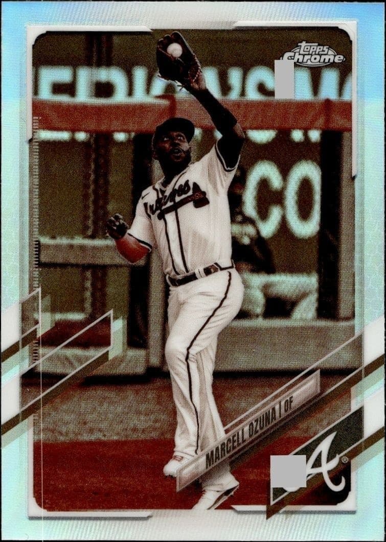 2021 Topps Chrome Marcell Ozuna #202 trading card