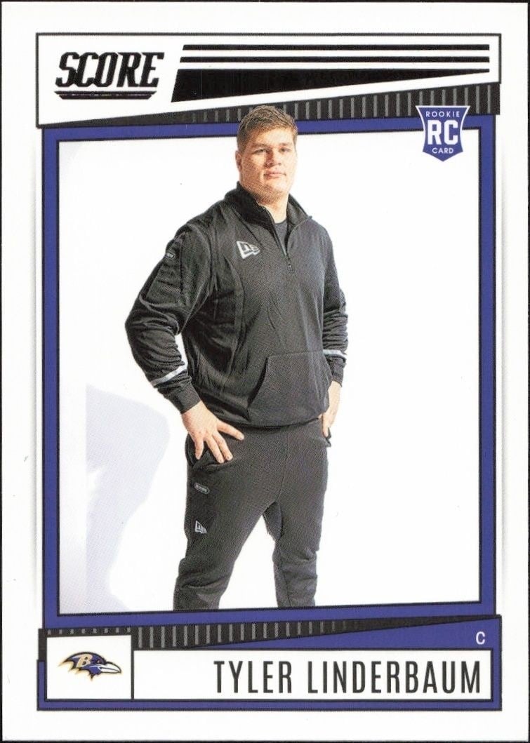 2022 Panini Score Tyler Linderbaum #323 trading card